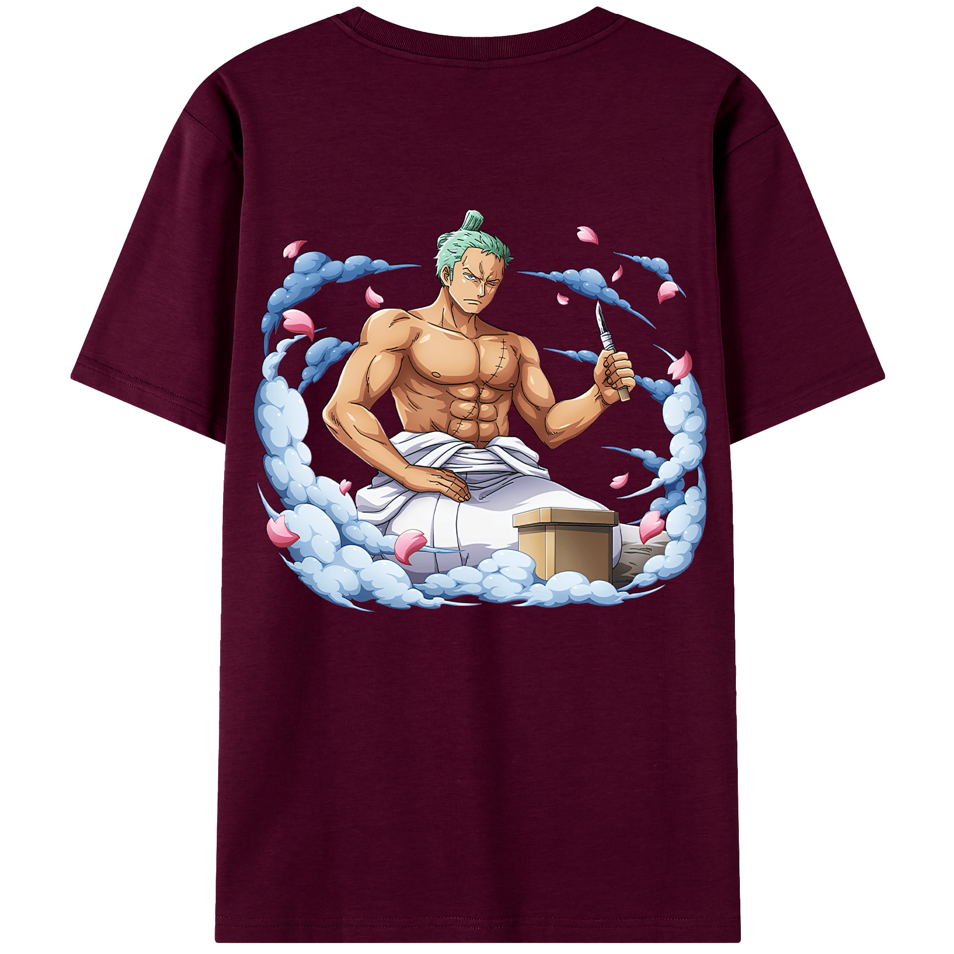 ワンピース ロロノア・ゾロ ONE PIECE Roronoa Zoro レディース半袖Tシャツ(バックプリント)